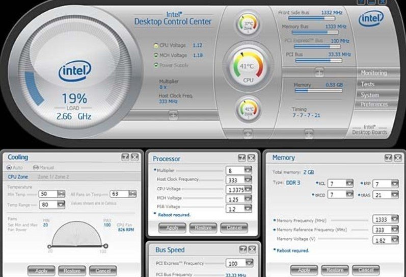 Intel Desktop Control Center1