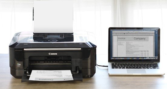 r printer's USB cable is connected from printer to your PC