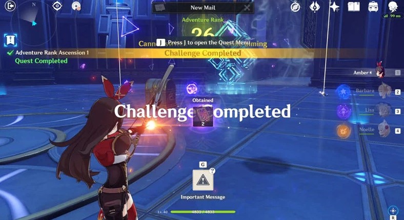 Complete the Dungeon Challenge