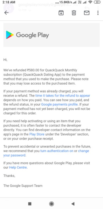 Contact Google Pay or Google Play Support