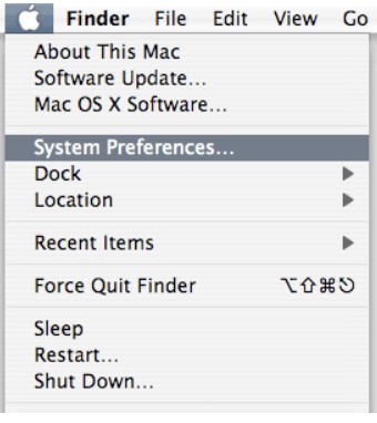 Open System Preferences