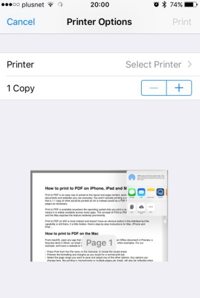 Select the number of copies
