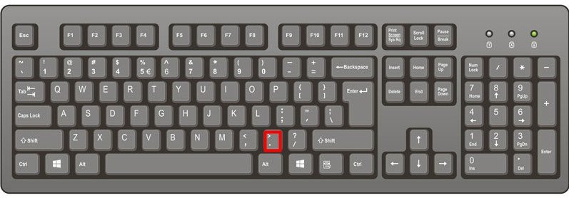 to try tapping the period key on your keyboard