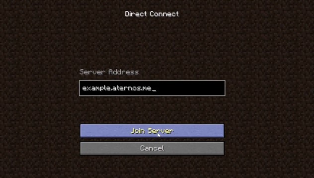 click on the Join Server button.