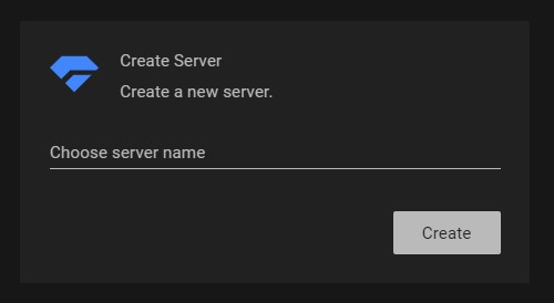  need to do is to enter the name that you want to use for your server