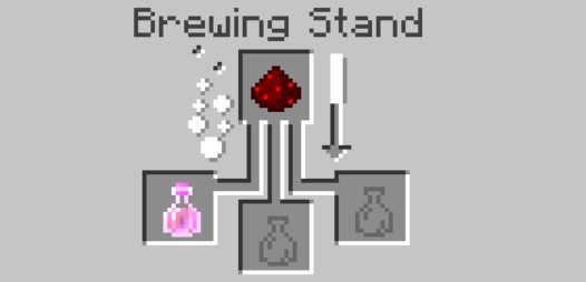 r adding the Blaze Powder in the far left box of the Brewing Stand menu
