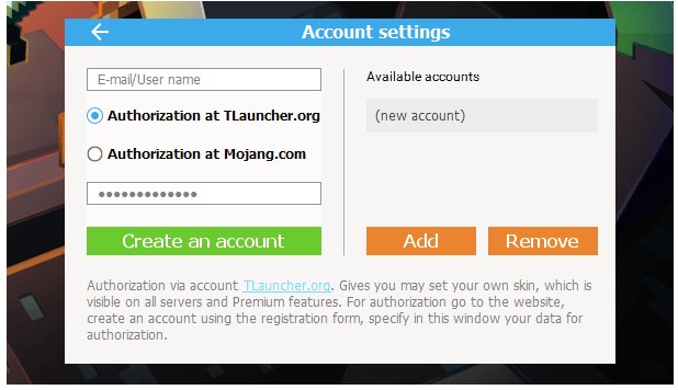 submit your data specified during registration such as your username, password and Email address