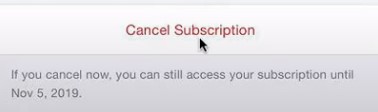 To cancel your POF subscription, you can then click on it.