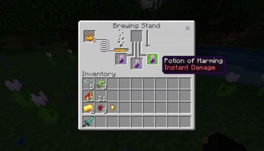  successfully have a potion of harming.