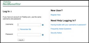 Access the official site of Fidelity NetBenefits1