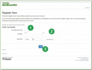 Register for Access to Your Account on Fidelity NetBenefits