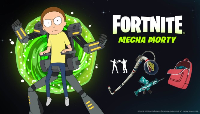 Mecha Morty Fortnite Cost & Skin Code