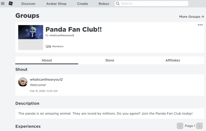 Panda Fan Club