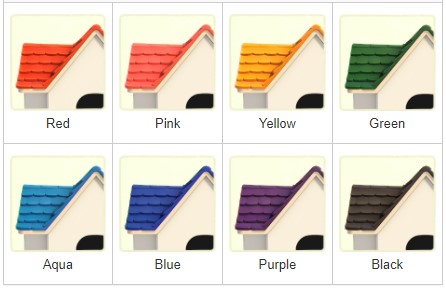 Tile Roof Colors (Default)
