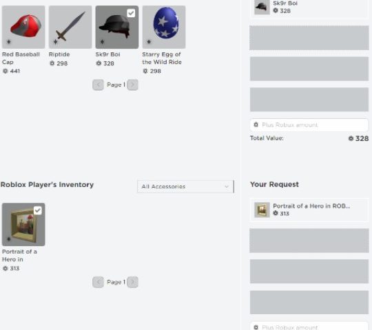 Choose the ‘Trade  Items’.