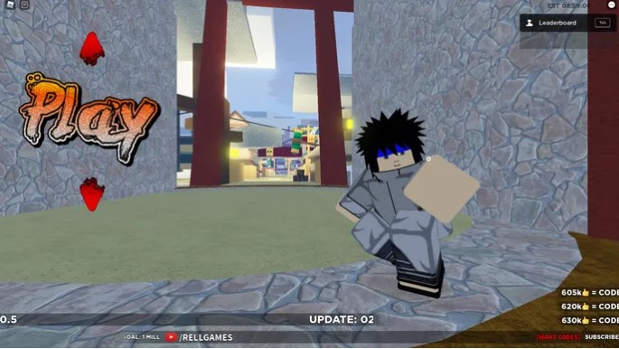 either sign in to your characte