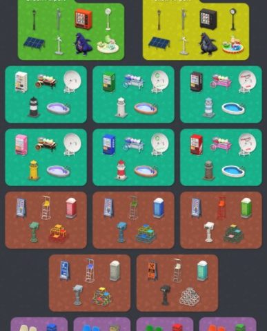 ACNH Airport Color Items