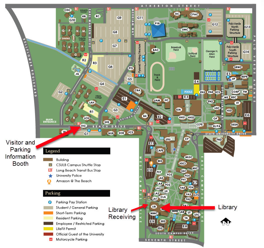 CSULB Library MAP