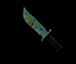 Example Rarity Colours in MM2 Denis knife
