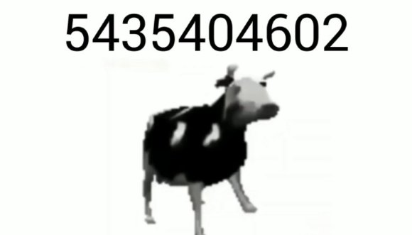 Roblox. cow