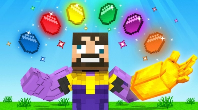 The Most Powerful Thanos Items in Minecraft (Insane Craft)