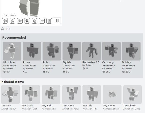 Toy Animation in Roblox
