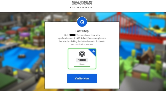 clicking the ‘Verify Now’ button