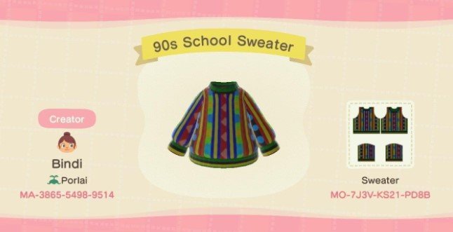 90s School Sweater