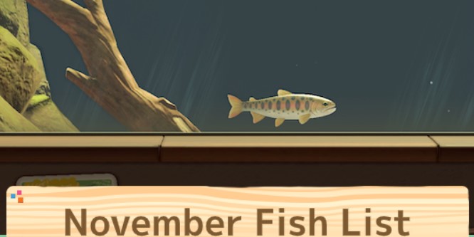 ACNH November Fish