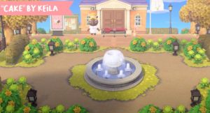 ACNH Plaza Design Idea - “Cake” by Keila