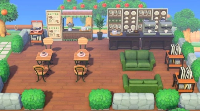 Coffee Shop Custom Design ACNH