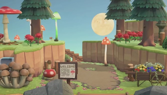 Cottagecore Island Entrance