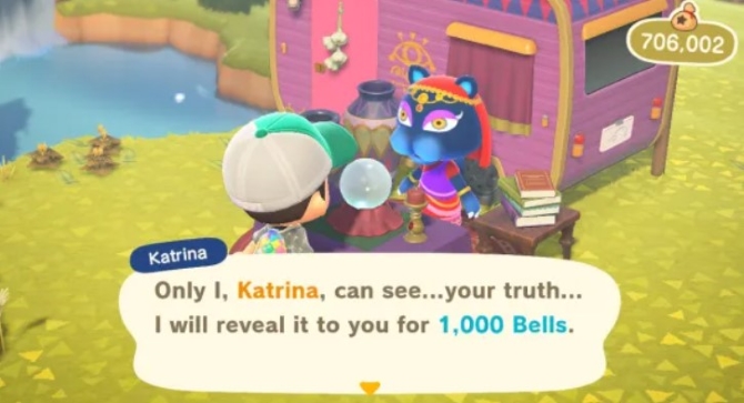 Getting Your Fortune Told in Animal Crossing New Horizons