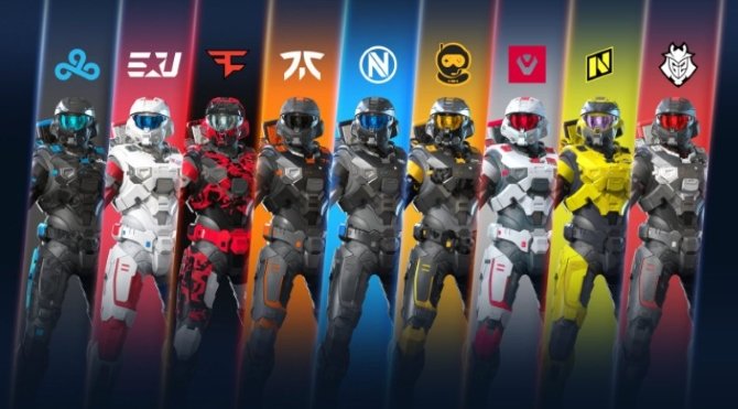 Halo Infinite Esports Skins