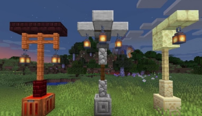 Lanterns in Minecraft