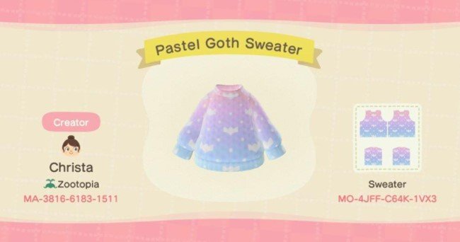 Pastel Goth Sweater