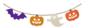 Spooky garland
