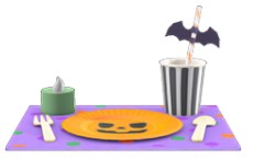 Spooky table setting (DIY recipe