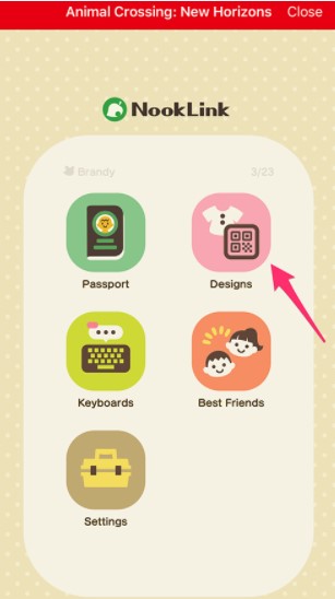  access to NookLink within the Nintendo Switch Online mobile