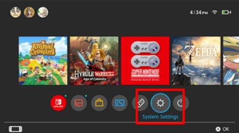 choose System Settings