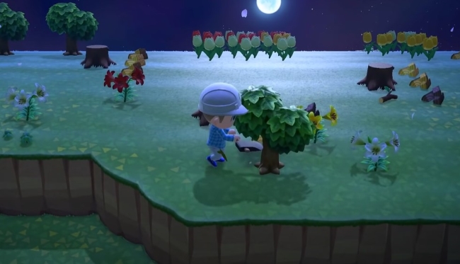 getting rid of every flower, every tree,