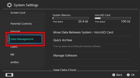 go to data management