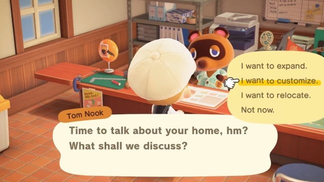 next option that says ‘I want to customize’