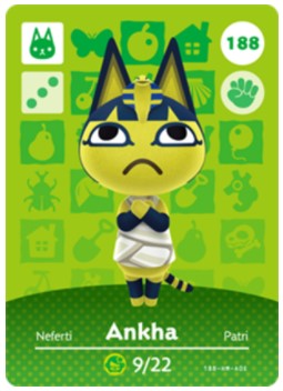 Ankha Amiibo Card