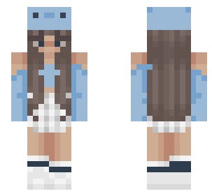 Blue axolotl girl creator c4tle