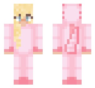 Girl in axolotl onesie