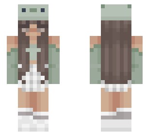 Green Axolotl girl creator astco