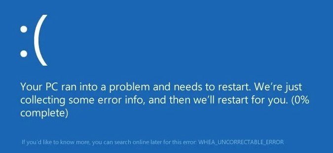 How to Fix Whea Uncorrectable Error in Windows 10