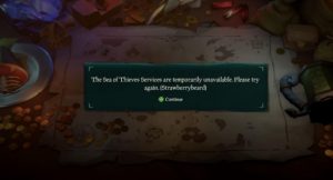 Sea of Thieves Strawberrybeard Error Explaine