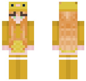 Yellow Axolotl girl by crystal dragon 14